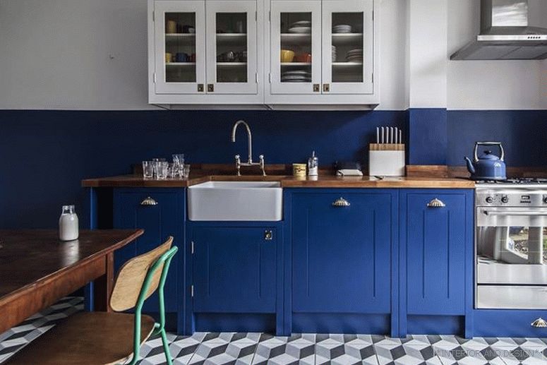 Küche blau 2