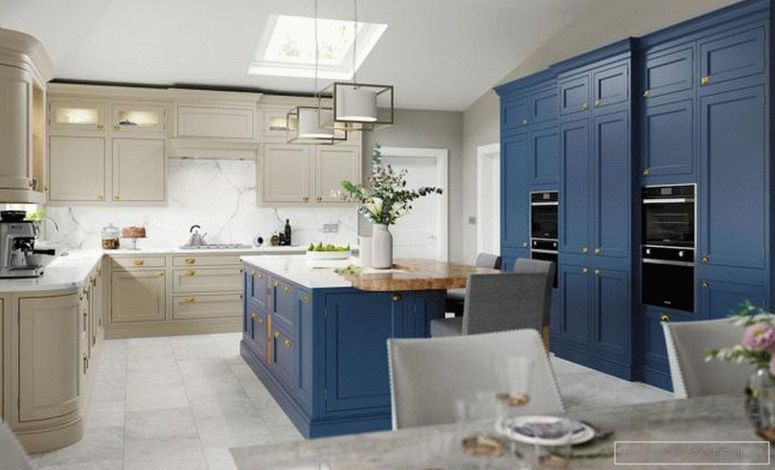 Küche blau 3