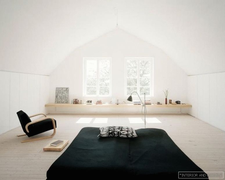 Zen-Minimalismus im Inneren eines Schlafzimmers 4