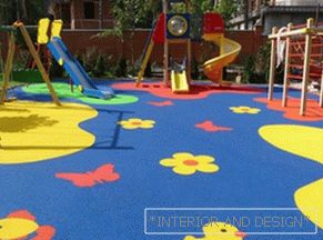 Boden für einen Spielplatz