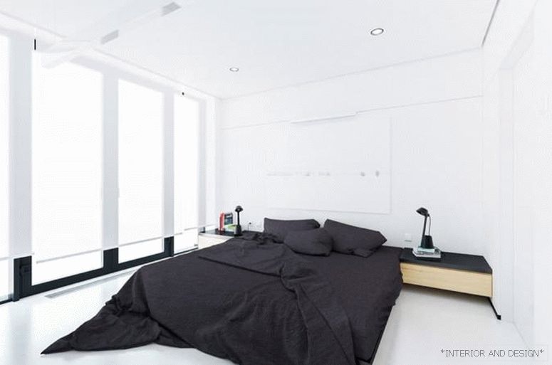 Vorhänge für das Schlafzimmer im Stil des Minimalismus 8