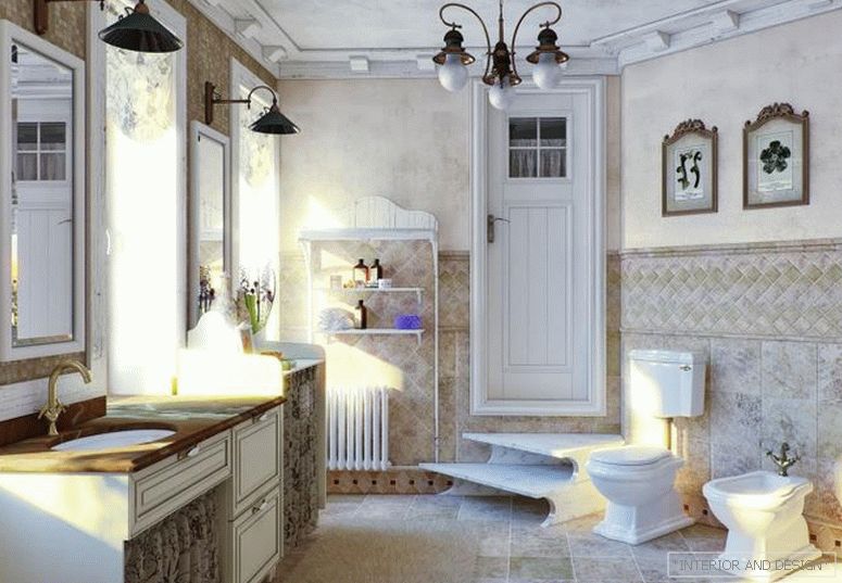 Badezimmer im Provence-Stil 2